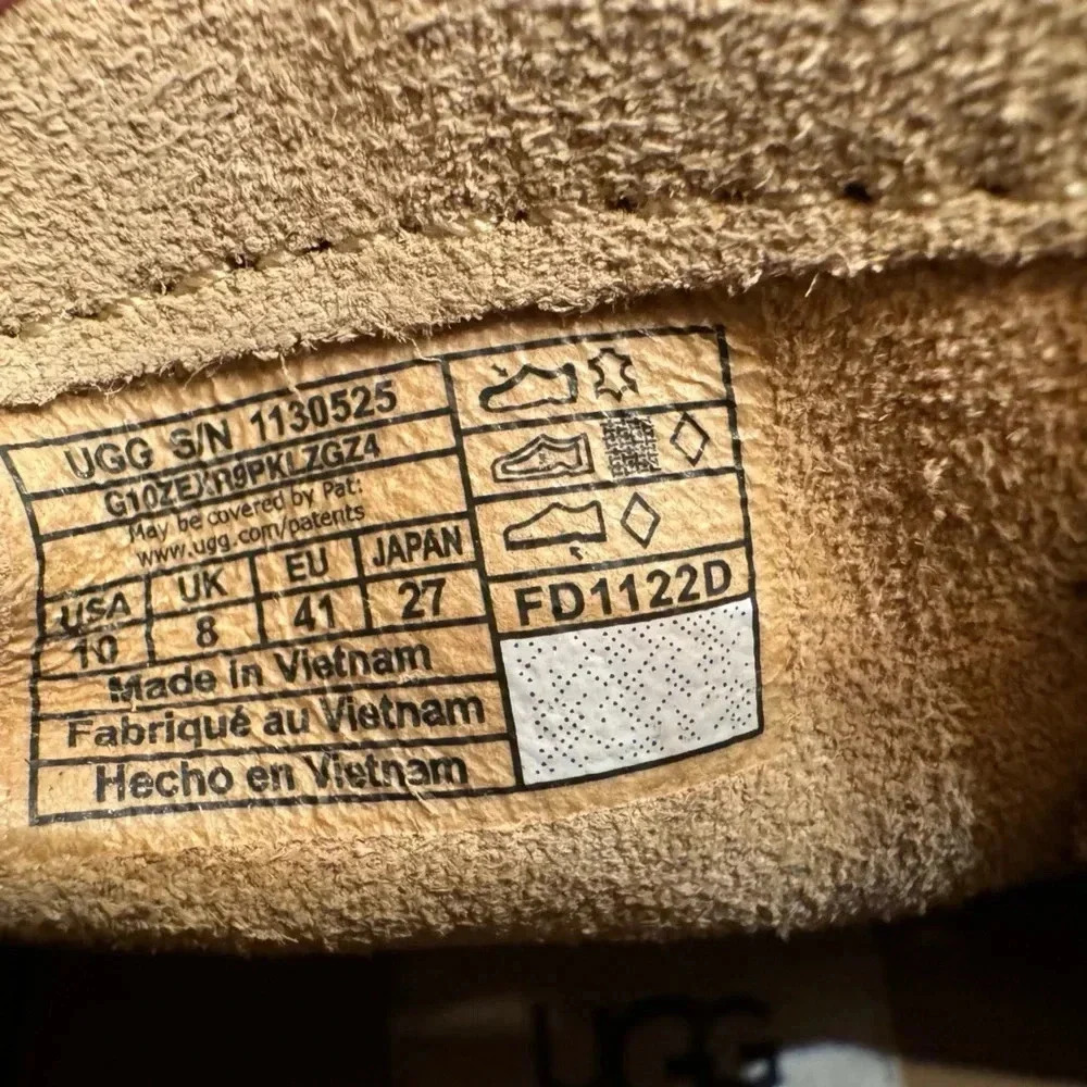 UGG Women’s Josephene Suede Upper Medial Zipper NWT No Box Size 10 - Picture 9 of 13
